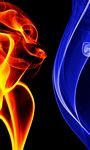 pic for Blue And Orange Smoke 768x1280